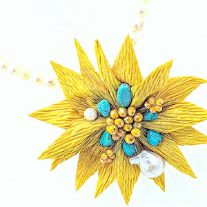 Collana Ramage turchese